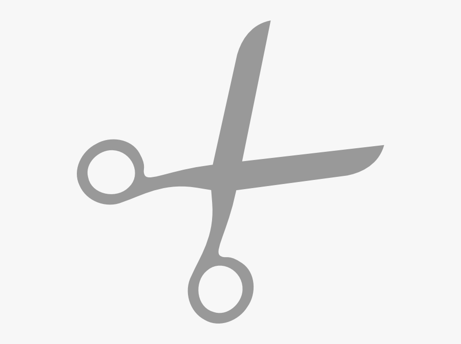 White Scissor Clipart, Transparent Clipart