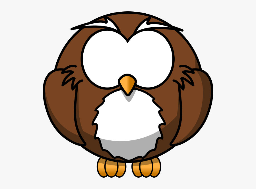 Brown Cartoon Owl, Transparent Clipart