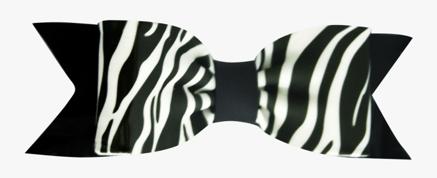 Zebra Print Bow Clipart 94930 Fondant Bow Zebra Print - Formal Wear, Transparent Clipart