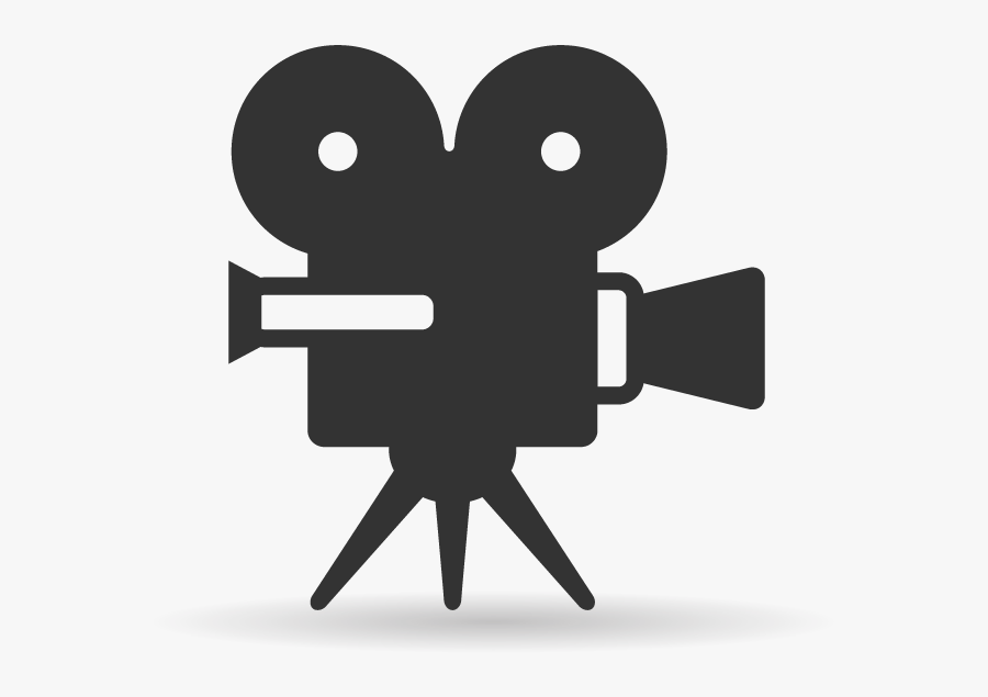 Movie Camera Clip Art Clipart - Transparent Background Movie Logo Black Transparent, Transparent Clipart