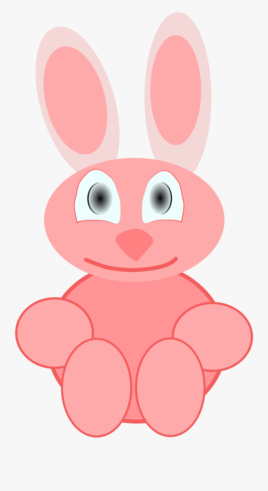 Baby Rabbit - صور ارنب وردي كرتون, Transparent Clipart
