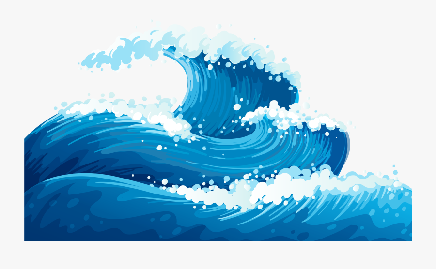 Ocean Wave Clip Art � - Transparent Background Wave Clipart, Transparent Clipart