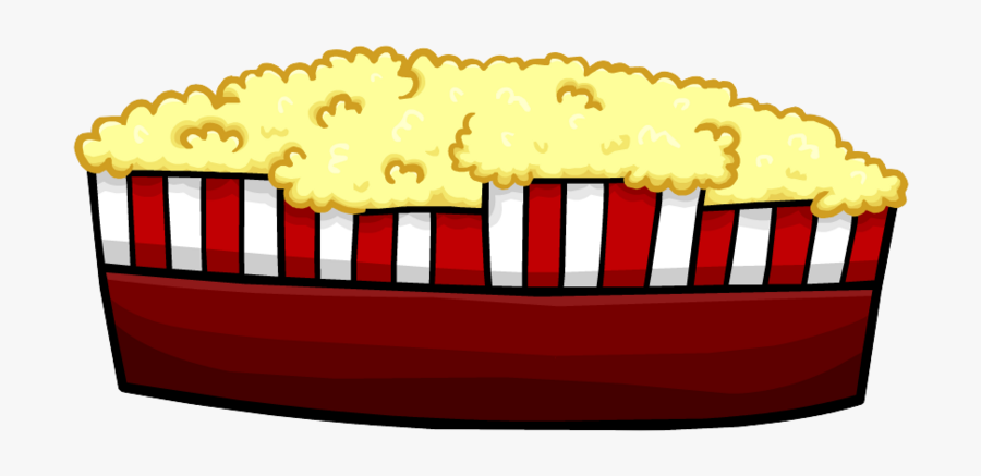 Popcorn Tray - Club Penguin Popcorn, Transparent Clipart