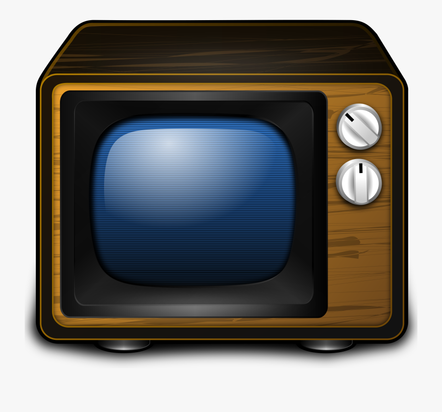 Clipart - Old Tv Clip Art, Transparent Clipart