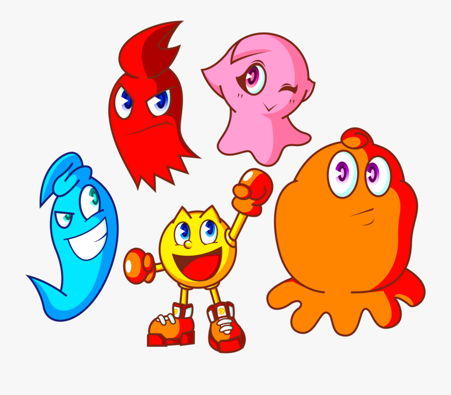 Ghost Clipart Old Man - Pac Man New Ghost, Transparent Clipart