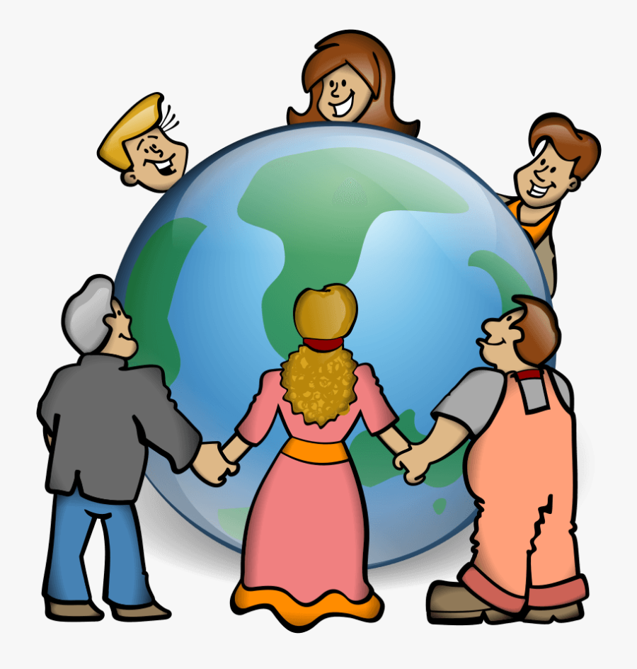 Free Earth And Globe Clipart - Poster On World Population Day, Transparent Clipart