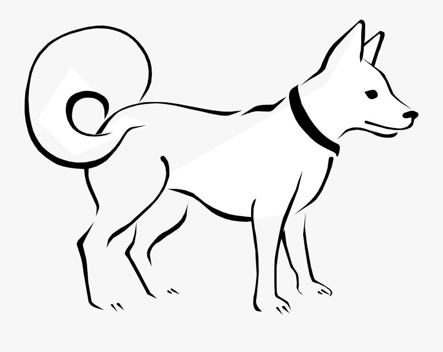 Flip - Flops - Clipart - Black - And - White - Dog Image Clip Art Black And White, Transparent Clipart