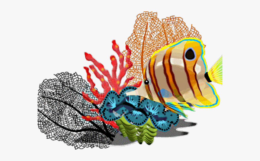 Tropical Fish Clipart Butterfly Fish - Tropical Fish Clip Art, Transparent Clipart