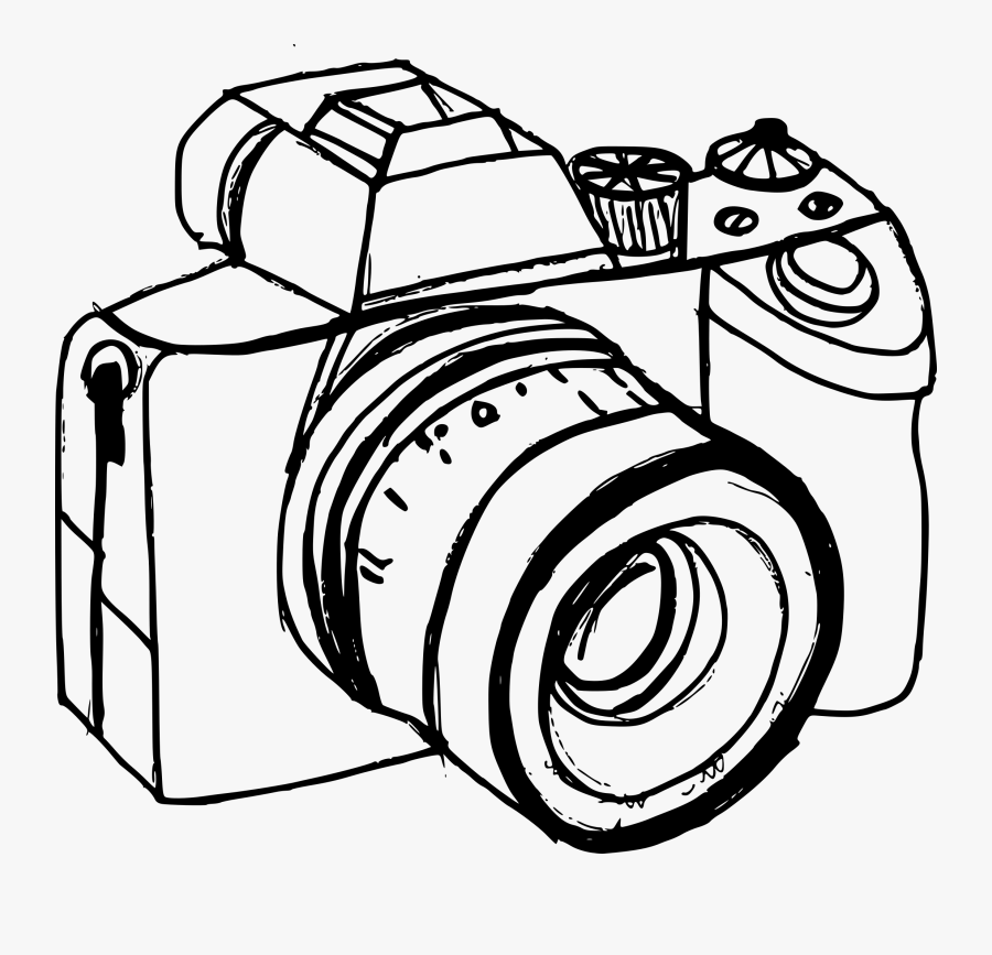 Camera Png Transparent - Camera Drawing Transparent Background, Transparent Clipart