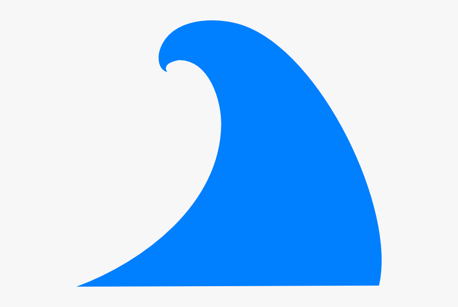 Clip Art Wave - Clip Art Blue Wave, Transparent Clipart