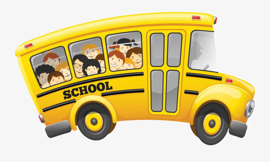 School Bus Clipart Pigeon - Background Back To School School Bus, Transparent Clipart