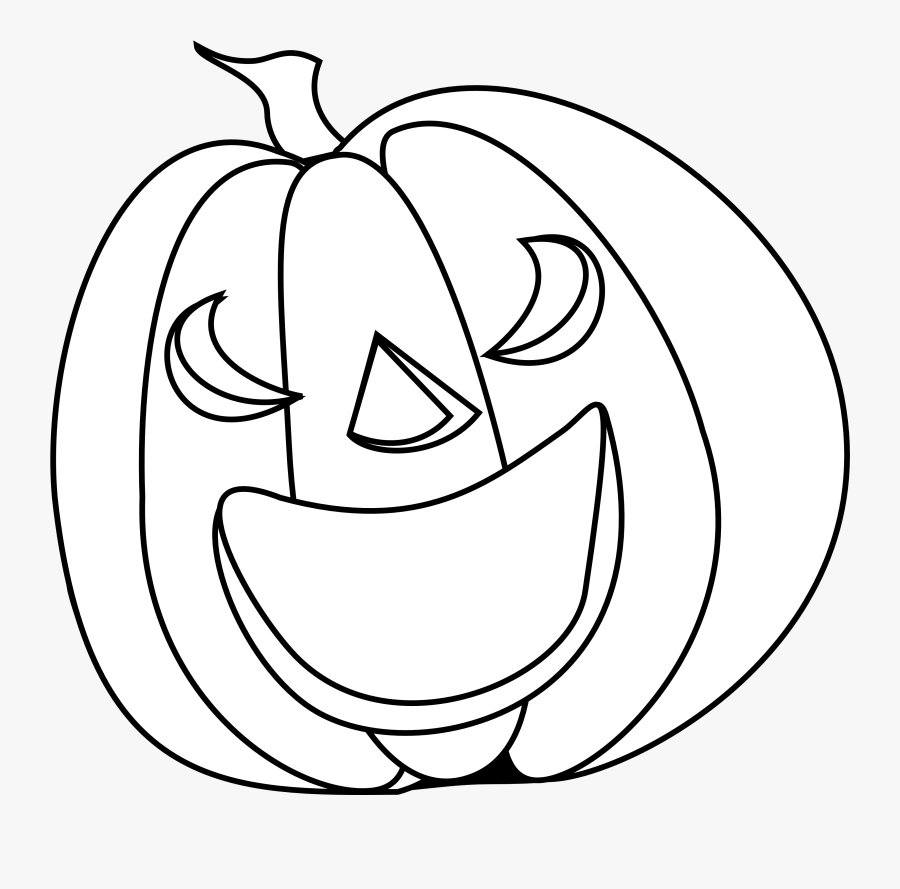 Pumpkin Clipart Black And White Transparent, Transparent Clipart