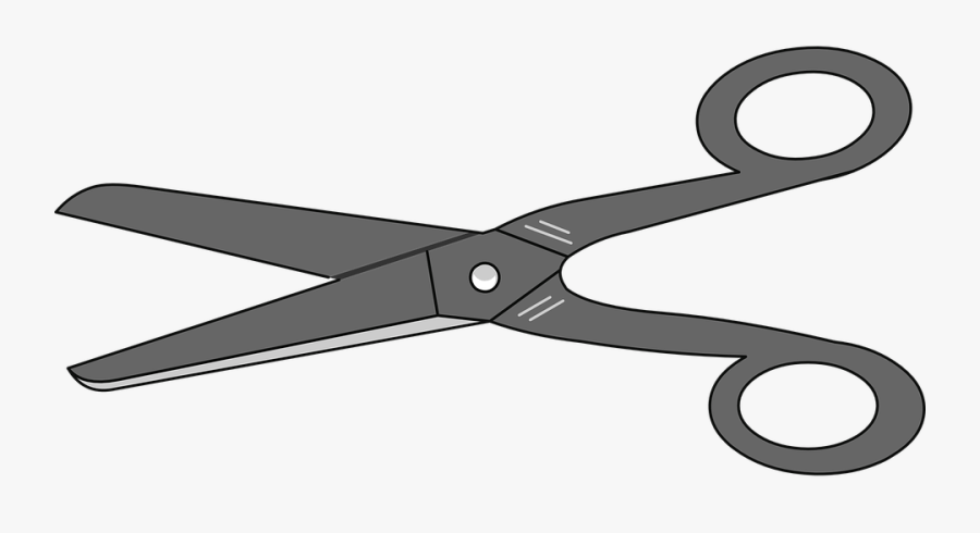 Huge Freebie Download For Cut Sharp - Grey Scissors Clipart, Transparent Clipart