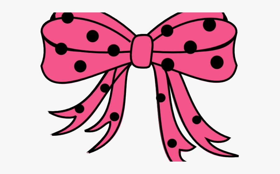 Pink Hair Bow Clipart - Transparent Gift Bow Orange, Transparent Clipart