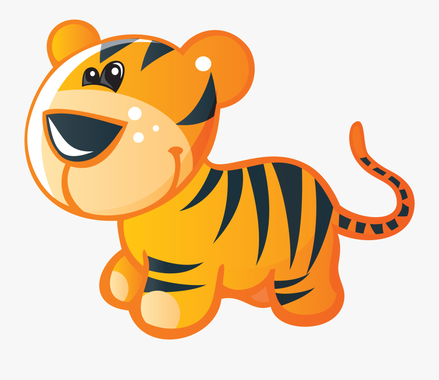 Baby Cat Clipart - การ์ตูน น่า รัก เสือ, Transparent Clipart