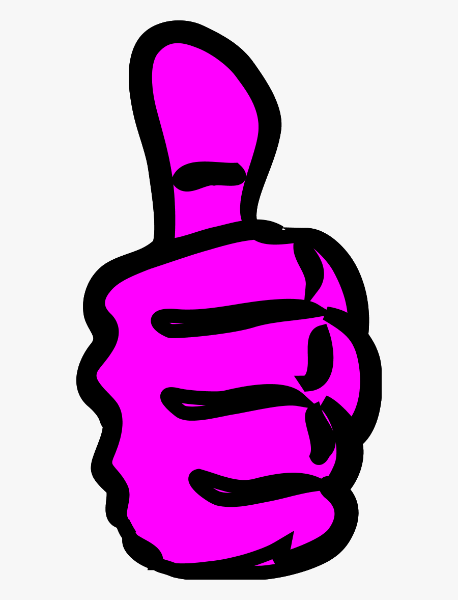 Vector Clip Art - Clipart Thumbs Up Red, Transparent Clipart