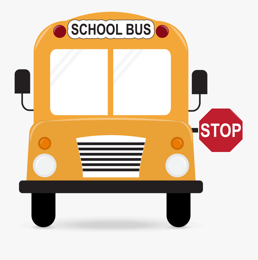School Bus Stop Clipart , Transparent Cartoons - Stop Sign, Transparent Clipart