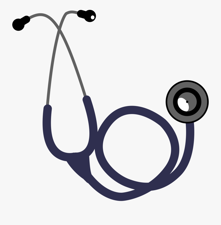 Single Head Stethoscope - Stethoscope Transparent Background Heart, Transparent Clipart