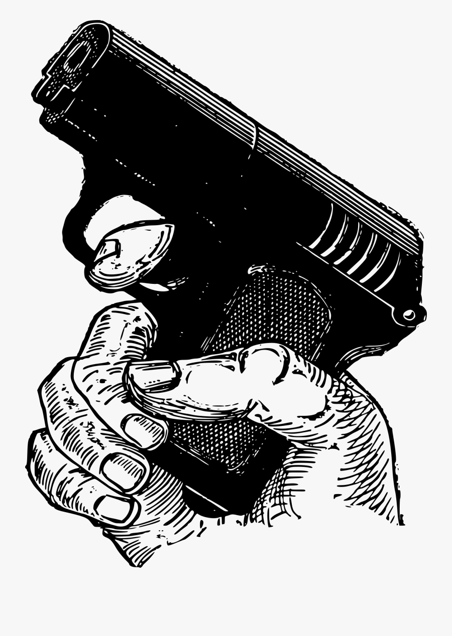 images Holding Gun Drawing transparent holding hands clipart