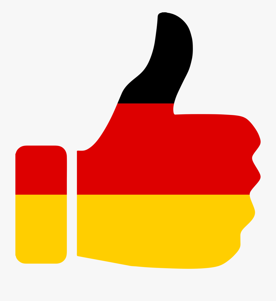 Free Clipart Thumbs Up Image 3 - German Flag Thumbs Up, Transparent Clipart