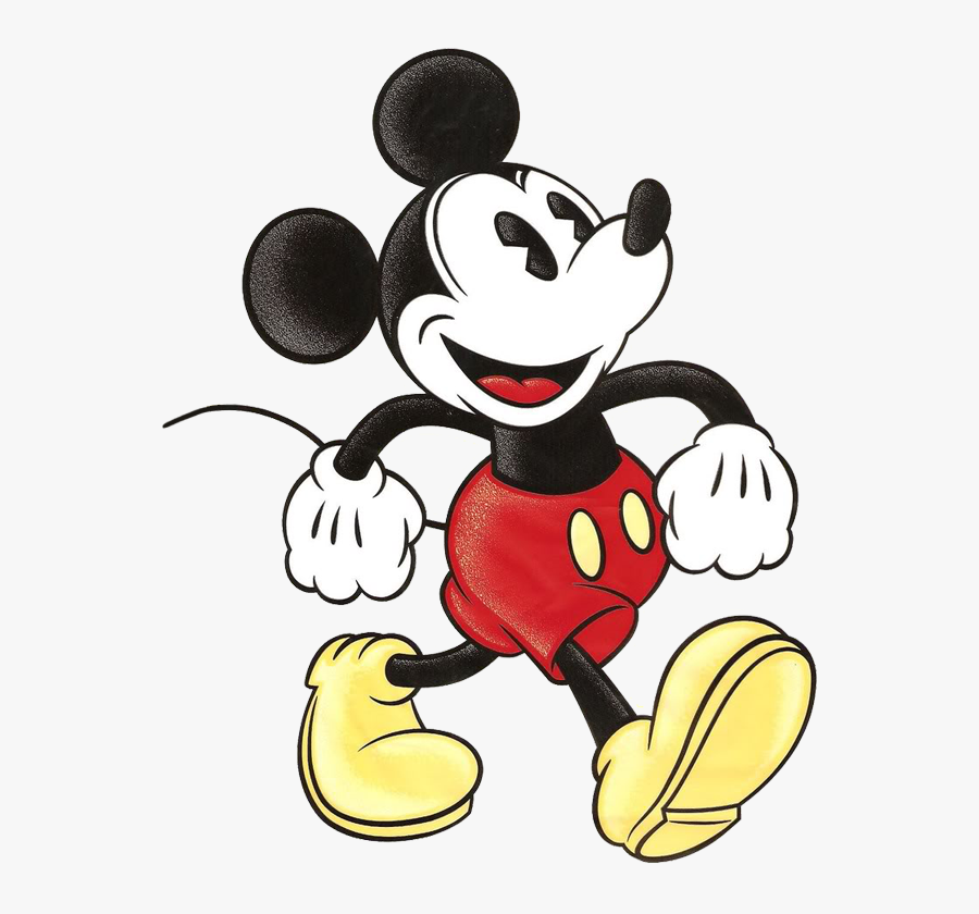 Vintage Mickey Mouse Clipart - Walt Disney Mickey Mouse, Transparent Clipart
