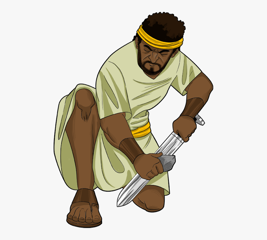 Son Of Nun Dibujos - Joshua From The Bible Clipart, Transparent Clipart