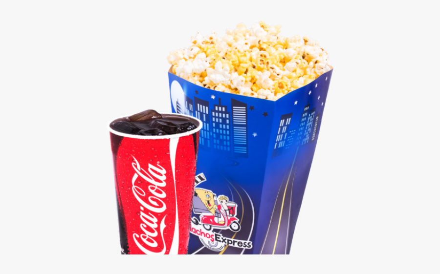 Coca Cola Con Popcorn, Transparent Clipart