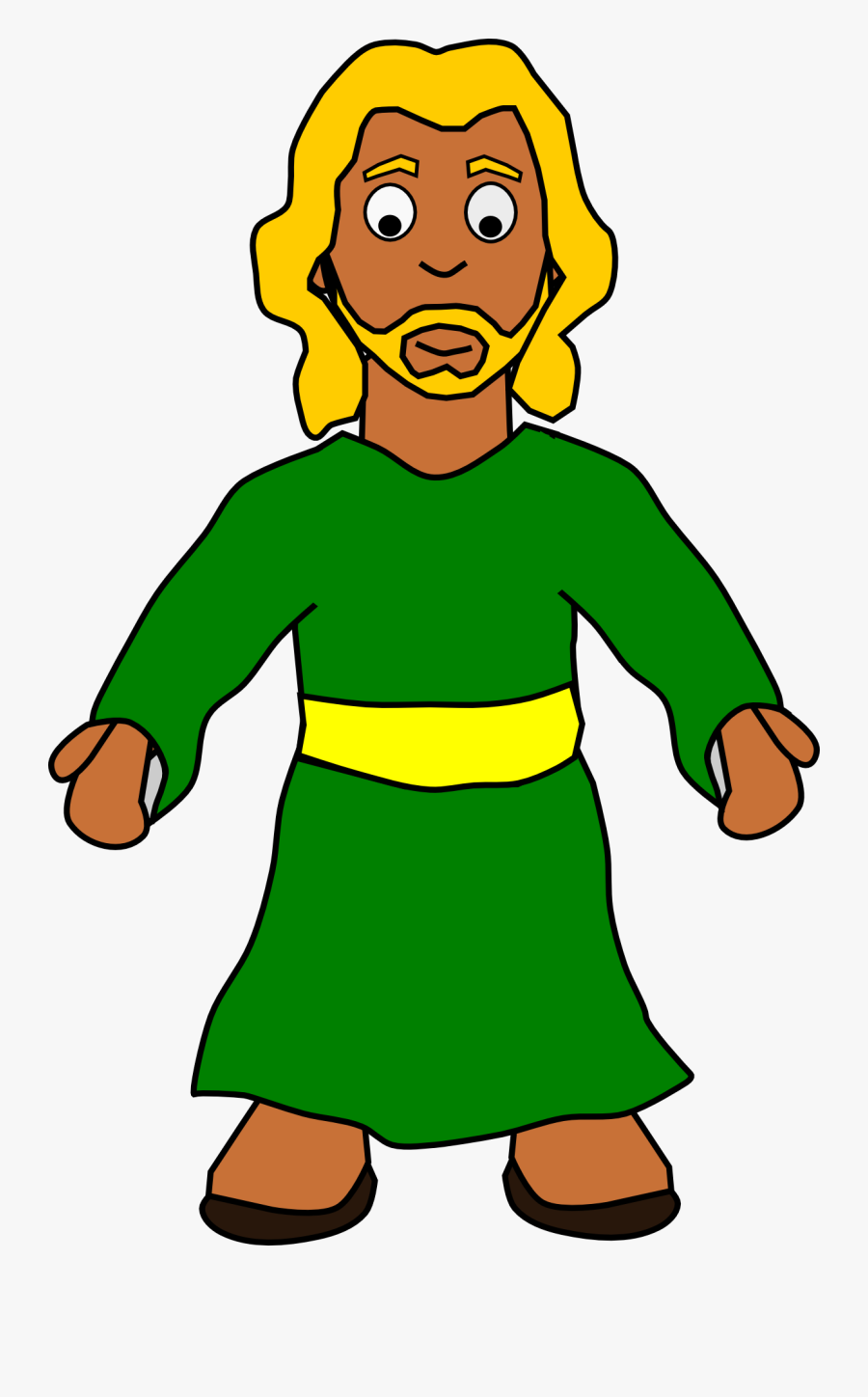 The Abc - Clip Art Of Biblical Man, Transparent Clipart