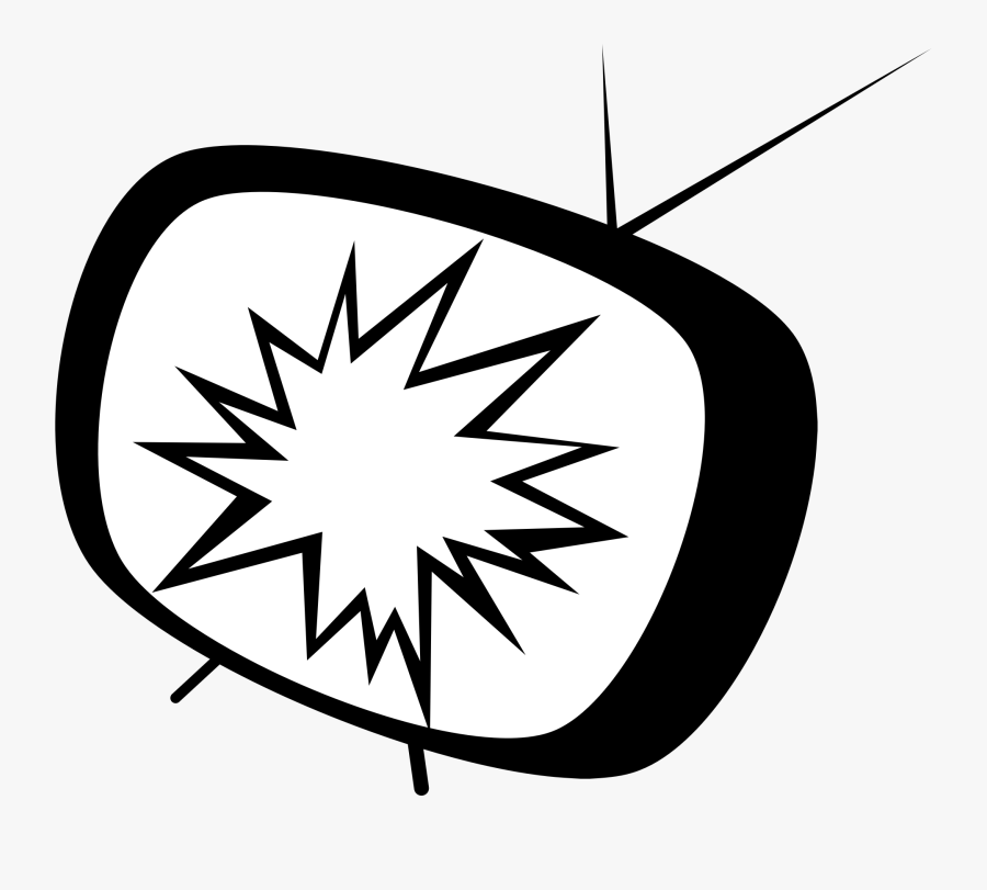 This Free Icons Png Design Of Tv Cartoon Broken - Cartoon Tv Icon Png, Transparent Clipart
