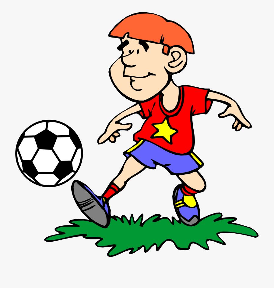 Clipart - Clip Art Playing Soccer, Transparent Clipart