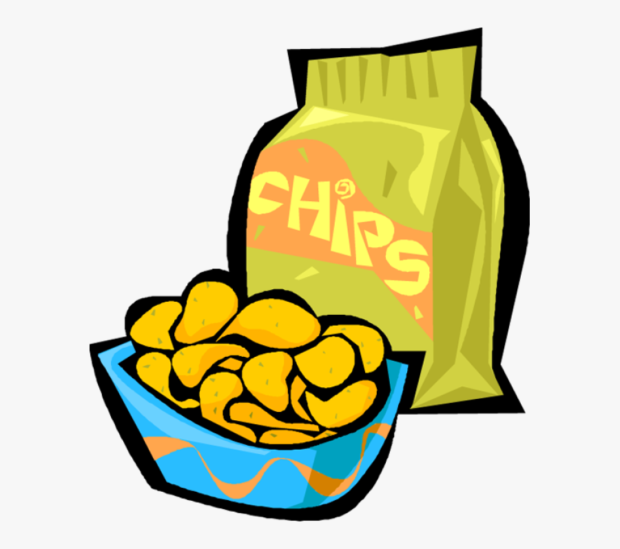 Potato Chips Clip Art, Transparent Clipart