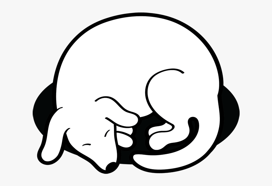 Clip Art Sleeping Dog Clipart - Dog Sleeping Clip Art, Transparent Clipart