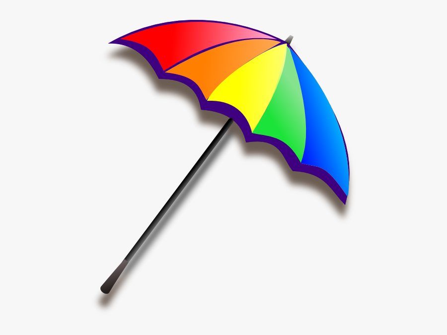 Cartoon Beach Umbrella Clipart, Transparent Clipart
