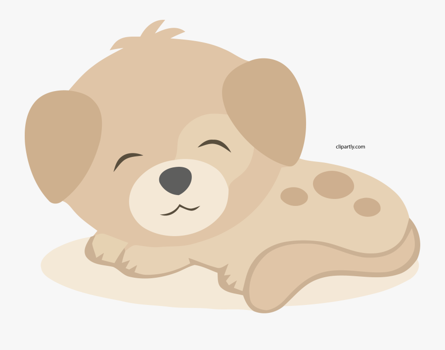 Peachpuff Cute Small Dog Clipart Png - Cute Puppy Clip Art, Transparent Clipart