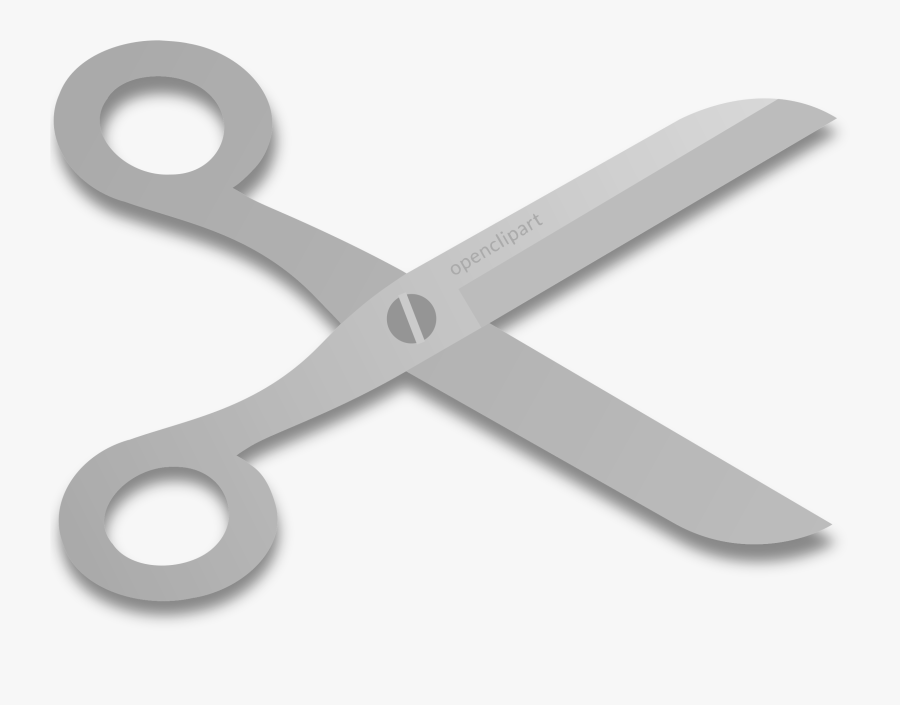 Openclipart Scissors Clip Arts - Kéo Cắt Tóc Png, Transparent Clipart