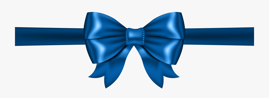 Blue Bow Clipart - Blue Ribbon Bow Png, Transparent Clipart