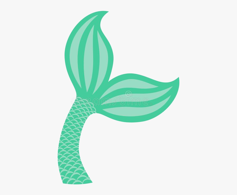 Mermaid Tail Collection Of Free Clipart Silhouette - Silhouette Mermaid Tail Clipart, Transparent Clipart