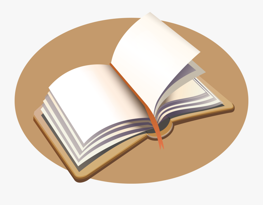 Bible Clipart - Page Of A Book Cartoon, Transparent Clipart