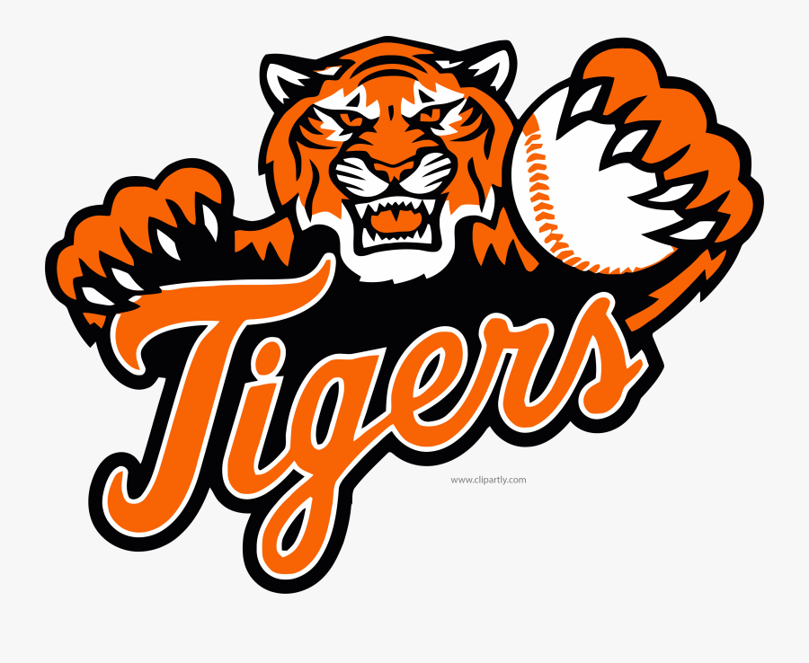 Baseball Popcorn Clipart - Tigers Baseball Logo, Transparent Clipart