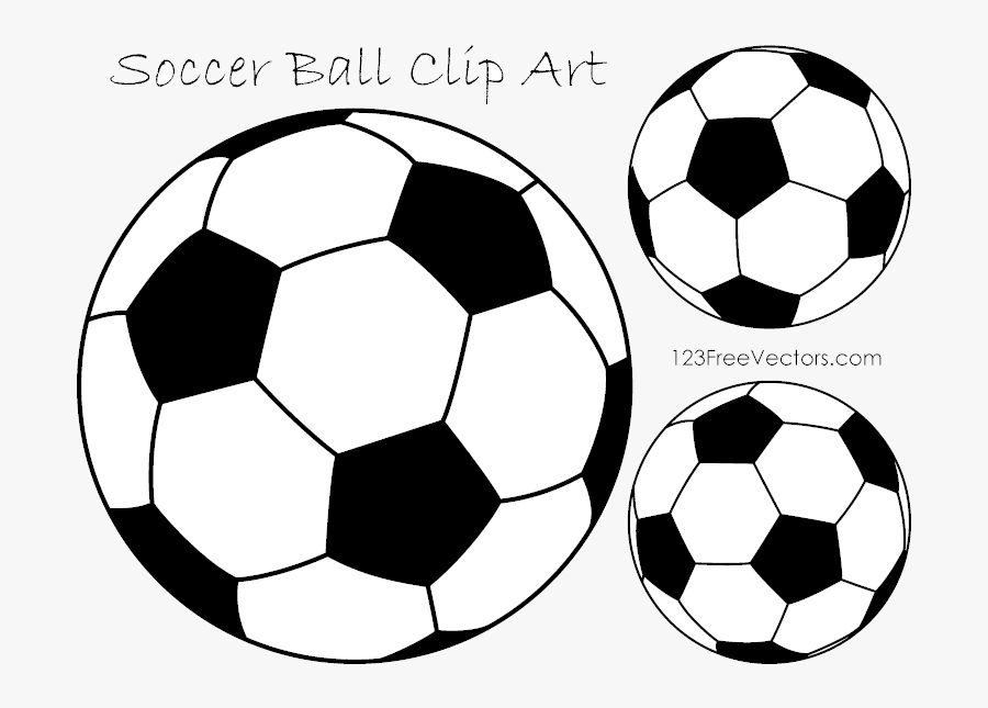 Soccer Ball Clipart Black And White Transparent Png - Transparent Soccer Ball, Transparent Clipart