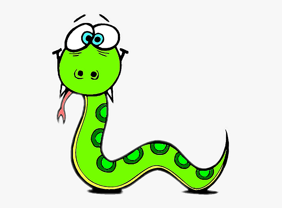 #snake #clipart #greensnake #reptile - Serpent Clipart, Transparent Clipart
