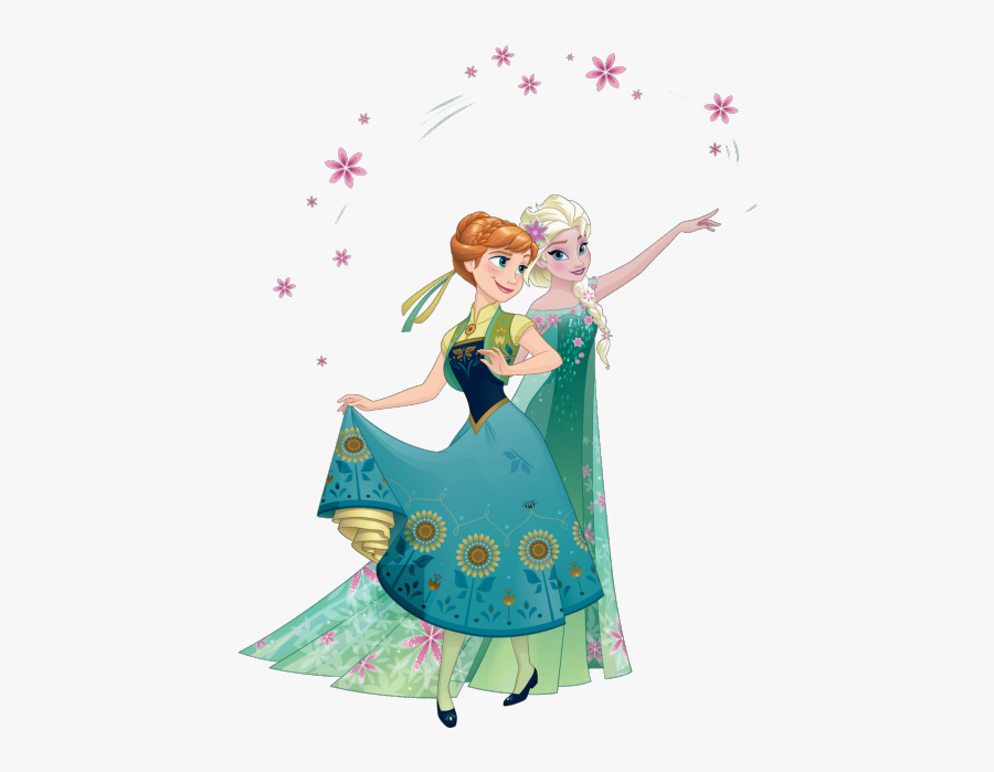 Fever - Clipart - Elsa E Anna Frozen Fever, Transparent Clipart