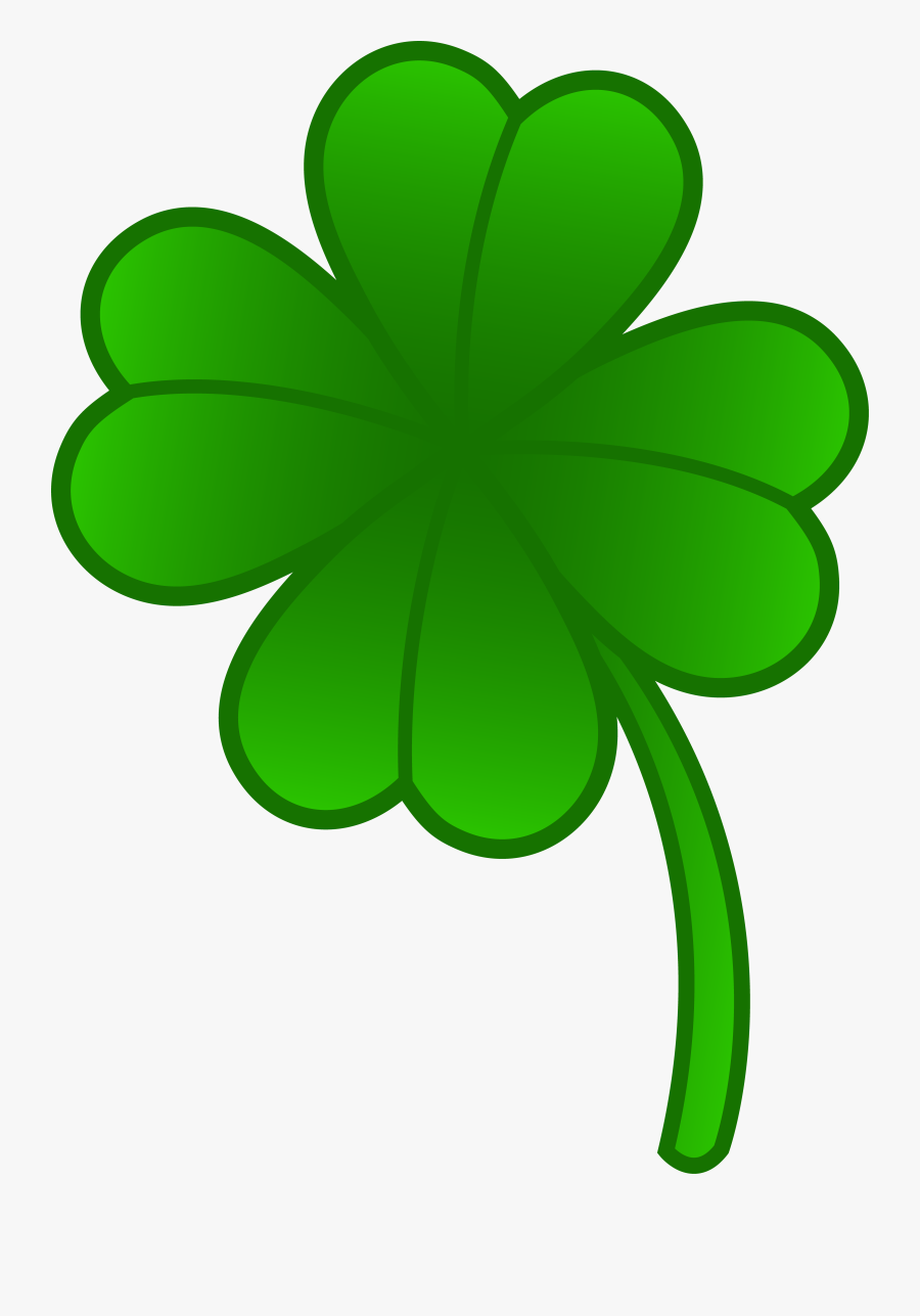 Green Four Leaf Clover - 4 Leaf Clover Clipart, Transparent Clipart