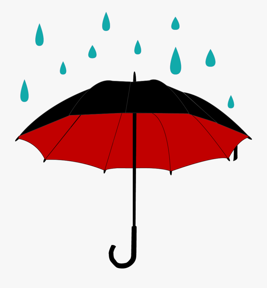 Clipart Rain Umbrella - Rain With Umbrella Png, Transparent Clipart