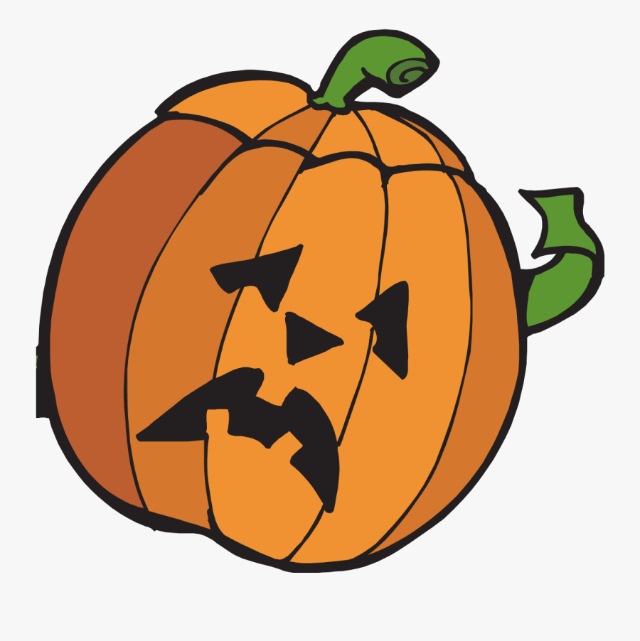Pumpkin Clip Art Images Onclipart The Lance - Sad And Happy Pumpkin, Transparent Clipart