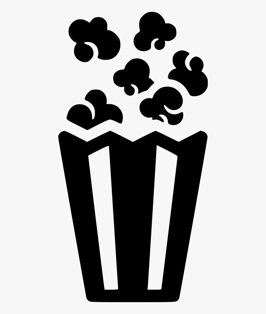 Snack Cinema Svg Png - Popcorn Svg, Transparent Clipart
