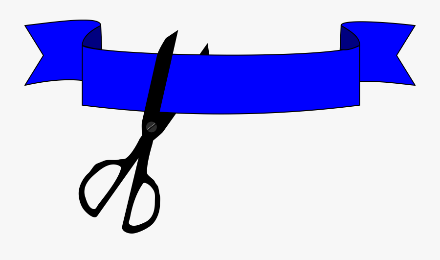 Scissor Clipart Ribbon - Clip Art Ribbon Cutting, Transparent Clipart