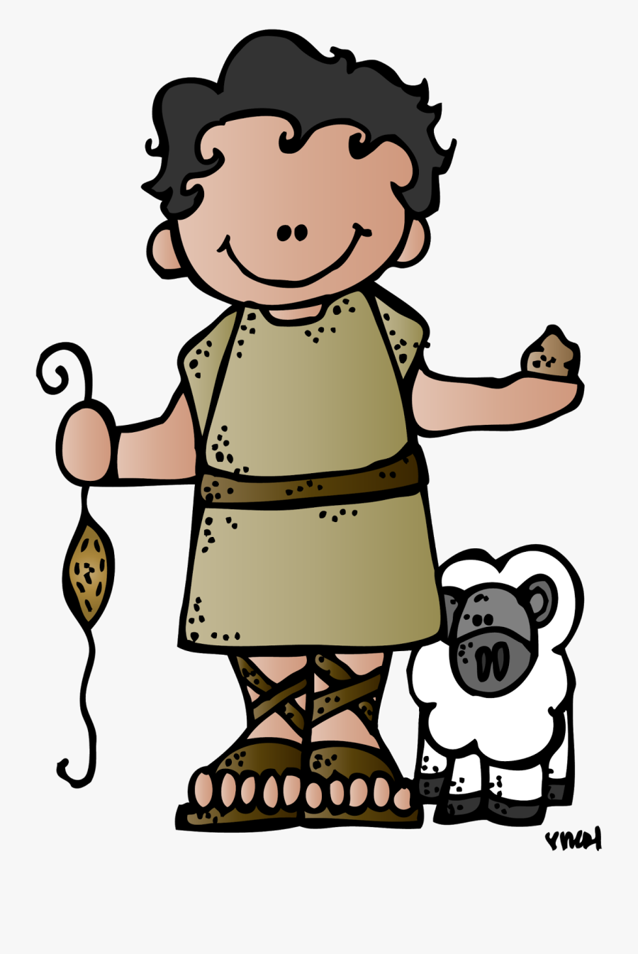 De Los Tales David Clip Art, Bible - King David Clip Art, Transparent Clipart