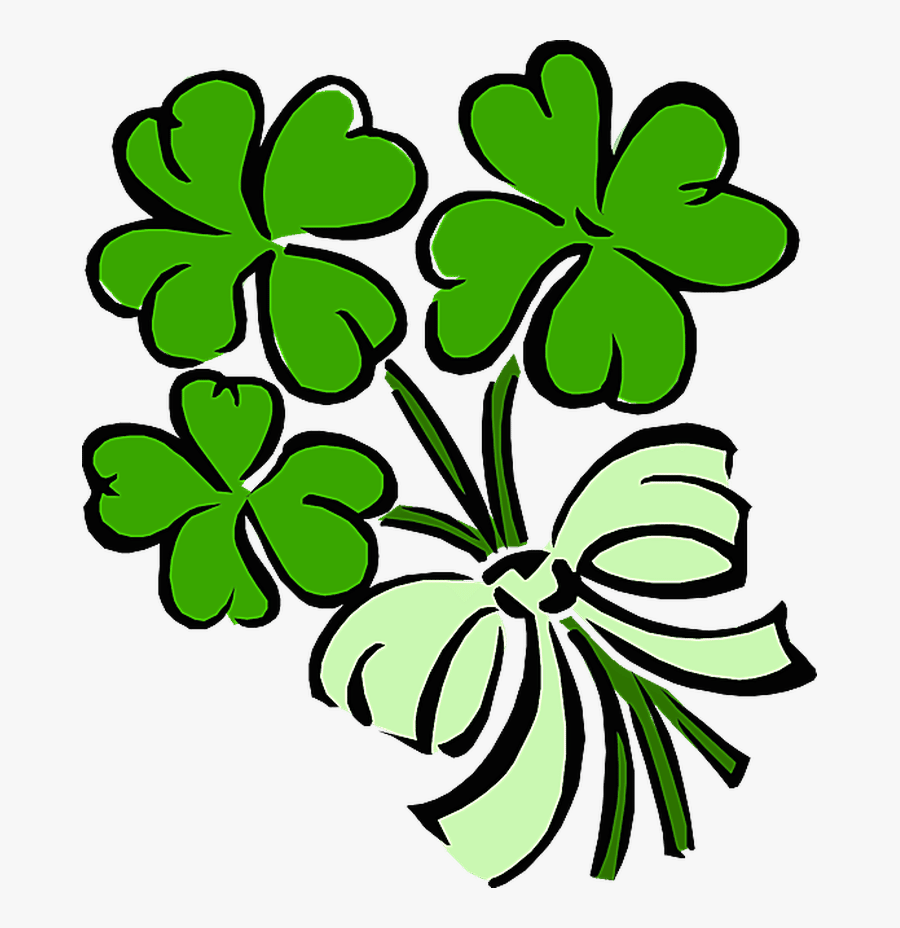 Picture Of A Shamrock - St Patrick's Day March Clipart, Transparent Clipart