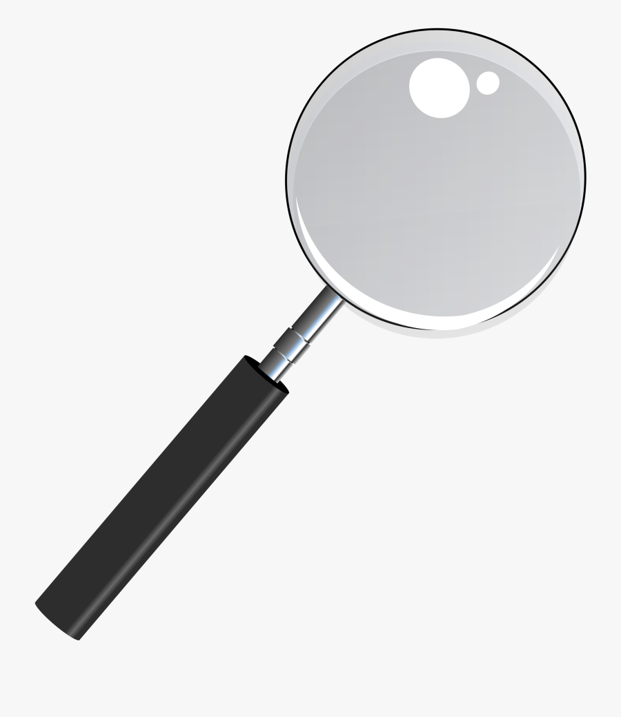 Magnifying Glass With Transparent Glass - Transparent Vector Magnifying Glass, Transparent Clipart